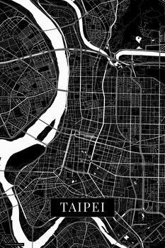 Bilde på lerret Taipei black