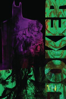 Bilde på lerret The Joker - Collage