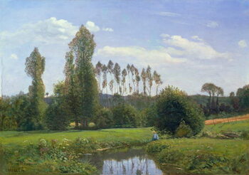 Bilde på lerret View at Rouelles, 1858