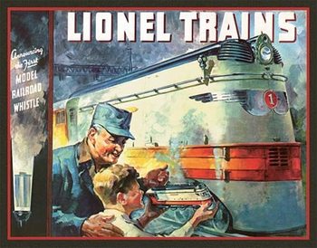 Lionel 1935 Cover Metalen Wandplaat