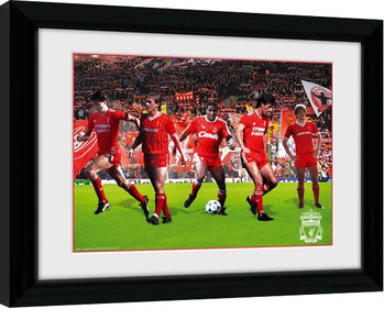Inramad poster Liverpool - Legends