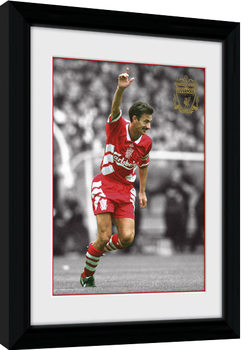 Inramad poster Liverpool - Rush