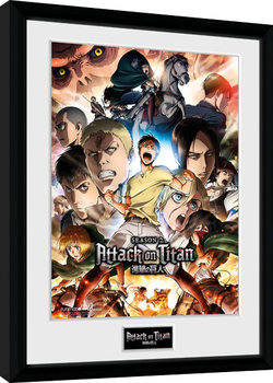 Poster Quadro L Attacco Dei Giganti Shingeki No Kyojin Attack Su Europosters It