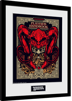 Poster incorniciato Dungeons & Dragons - Players Handbook
