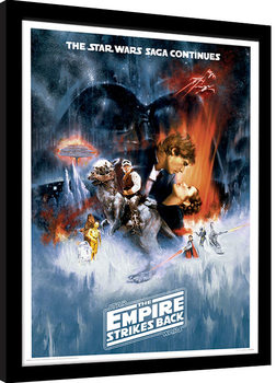 Poster incorniciato Star Wars: L'Impero Colpisce Ancora - One Sheet