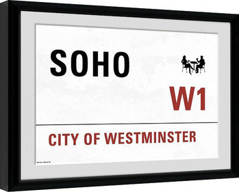 Framed Poster London - Soho