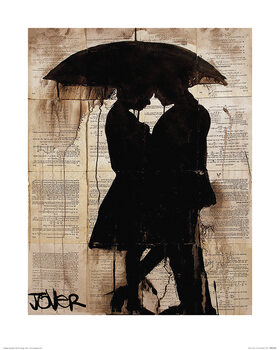 Loui Jover - Rain Lovers Художествено Изкуство