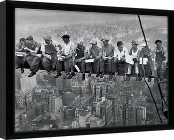 Poster enmarcado Lunch on a Skyscraper