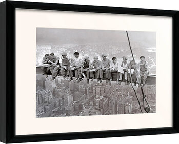 Framed Poster Lunch on the Skyscraper