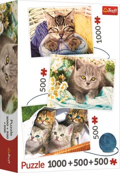 Puzzle Mačacie Potešenie 3v1