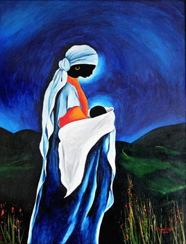 Tablou pe pânză Madonna and child - Beloved Son, 2008