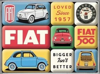 Magneet Fiat 500 Loved Since 1957