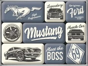 Magneet Ford - Mustang - 1969 - The Boss