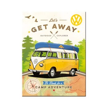Magnet VW Bulli - Let‘s Get Away