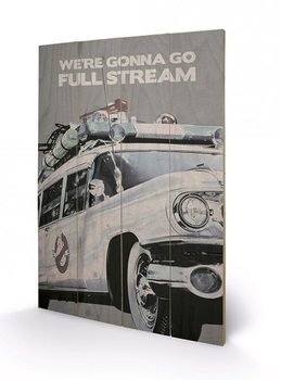 Tavla i trä Ghostbusters - EctoMobile