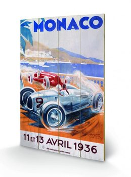 Tavla i trä Monaco - 1948