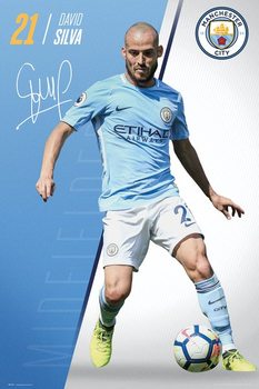 Αφίσα  Manchester City - Silva 17-18