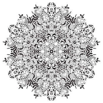 Samolepka Mandala alone