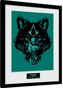 Poster enmarcado Assassin's Creed: Valhalla - Wolf