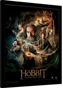 Poster enmarcado El Hobbit - One Sheet