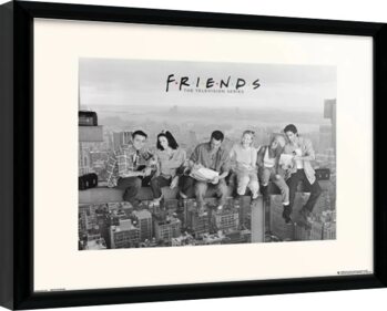 Poster enmarcado Friends - Lunch On Skyscraper