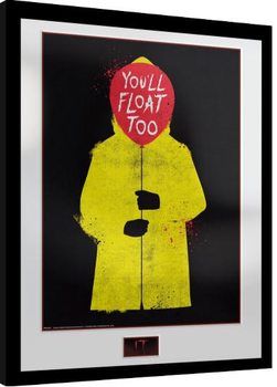 IT - Yellow Mac Poster enmarcado