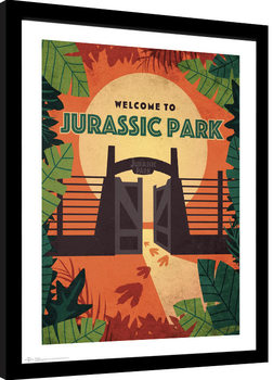 Poster enmarcado Jurassic Park - Welcome