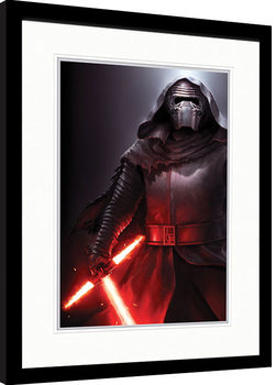 Star Wars Episode VII: The Force Awakens - Kylo Ren Stance Poster enmarcado