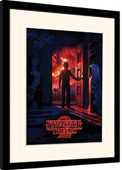 Stranger Things - Doorway Poster enmarcado