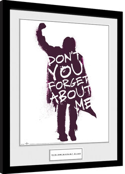Poster enmarcado The Breakfast Club - Don't You Forget About Me