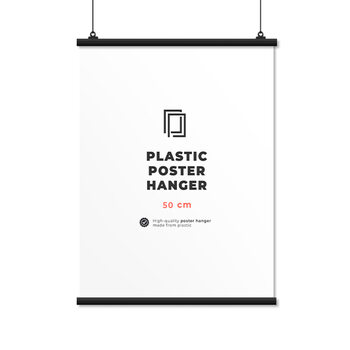 Soporte póster de plástico
