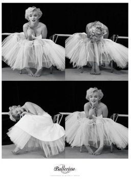 Innrammet plakat Marilyn Monroe - ballerina