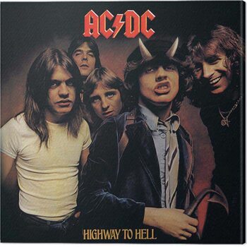 Canvastavla AC/DC - Higway in the Hell