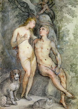 Artă imprimată Adam and Eve