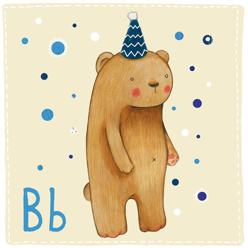 Ilustratie Alphabet - Bear