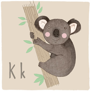 Ilustratie Alphabet - Koala