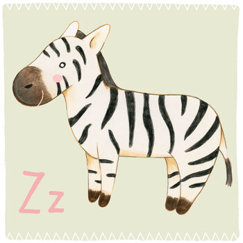 Illustration Alphabet - Zebra