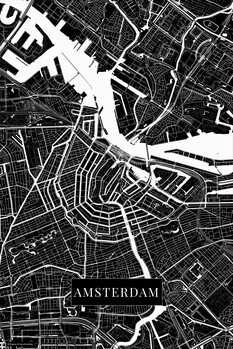 Mapa Amsterdam black