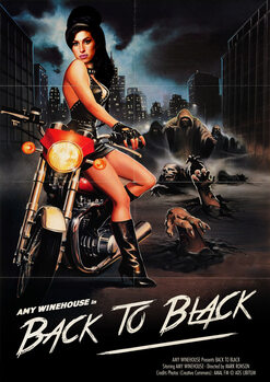 Umjetnički plakat Back to black