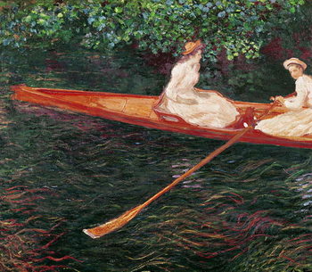 Stampa artistica Boating on the river Epte, c.1889-1890