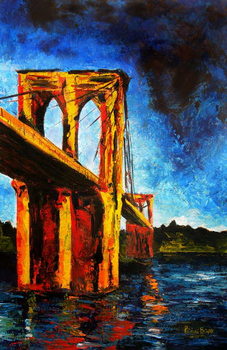Festmény reprodukció Brooklyn Bridge to Utopia, 2009