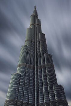 Umelecká fotografie Burj Khalifa