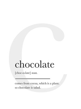 Lerretsbilde chocolate