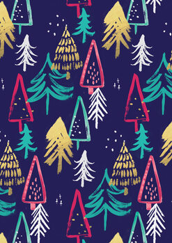Ilustracija Christmas pattern