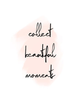 Ilustratie Collect beautiful moments