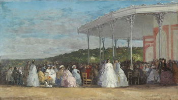 Reprodukcija umjetnosti Concert at the Casino of Deauville, 1865