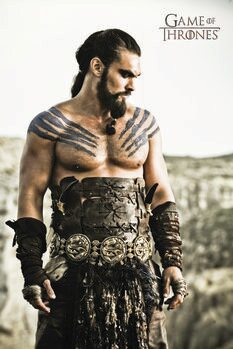 Leinwand Poster Game of Thrones - Khal Drogo