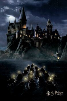 Cuadro en lienzo Harry Potter - Colegio Hogwarts de Magia y Hechicería
