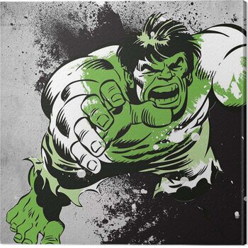 Tablou canvas Hulk - Splatter