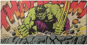 Canvastavla Hulk - Thpooom